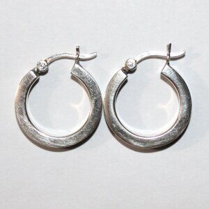Sterling Silver Hoop Earrings